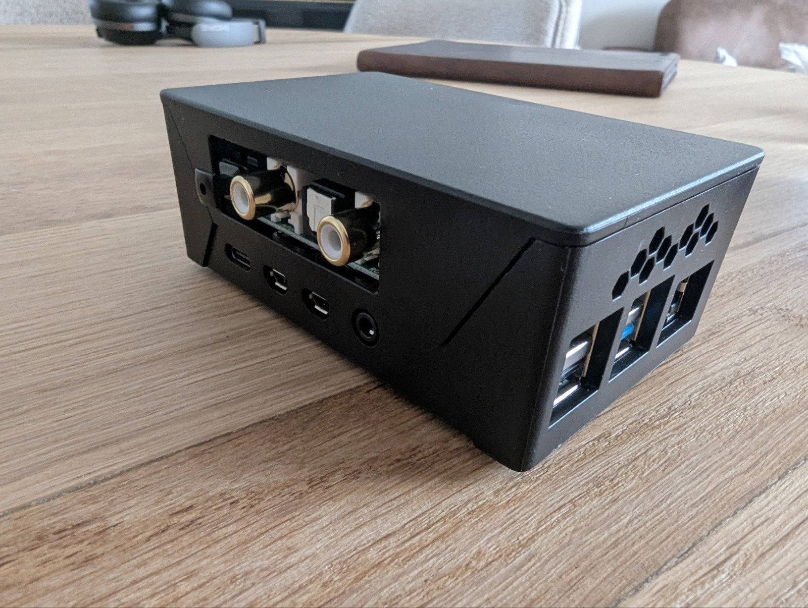 Raspberry Pi 4 met Hifiberry Digi+ I/O en 2 cases., Computers en Software, Overige Computers en Software, Ophalen of Verzenden