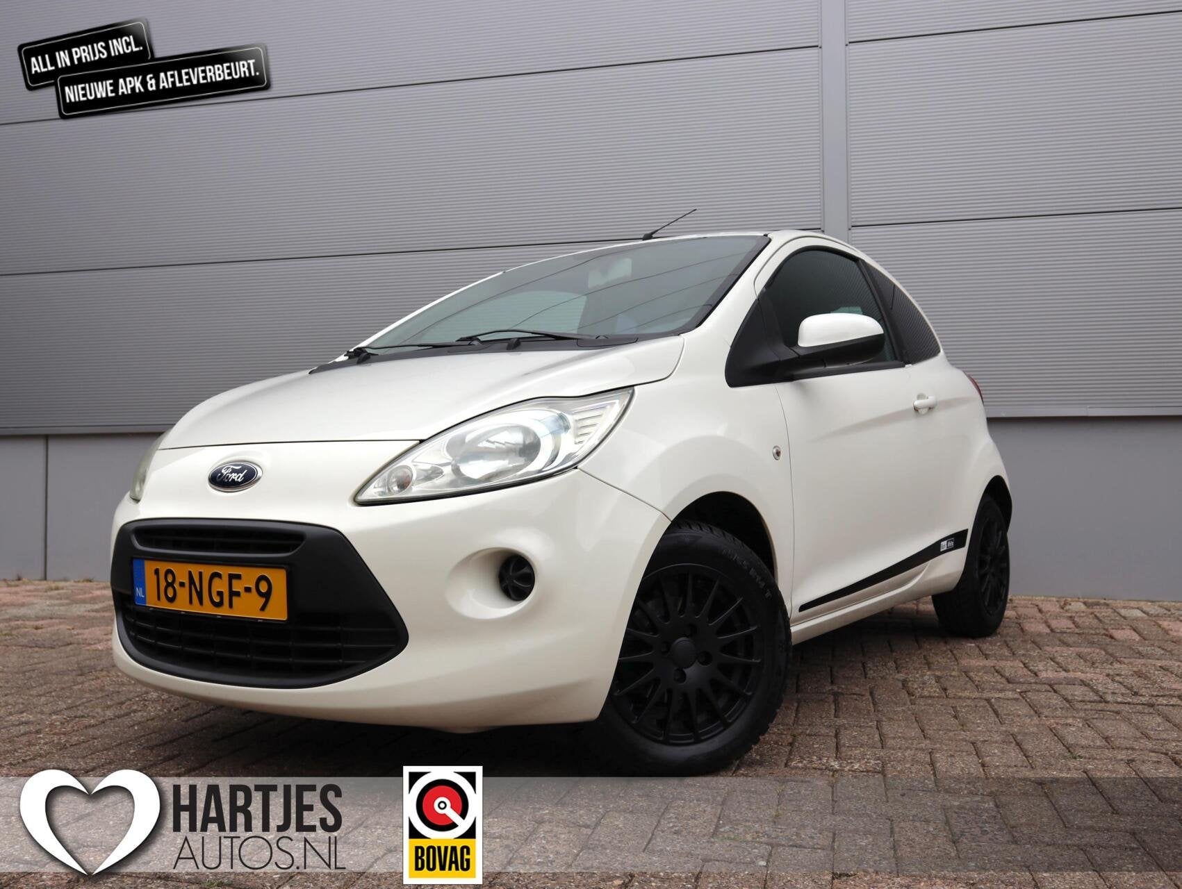 Ford Ka 1.2 Cool&Sound (Vol-Opties!) NL-auto, Voorwielaandrijving, Stof, Gebruikt, 4 cilinders