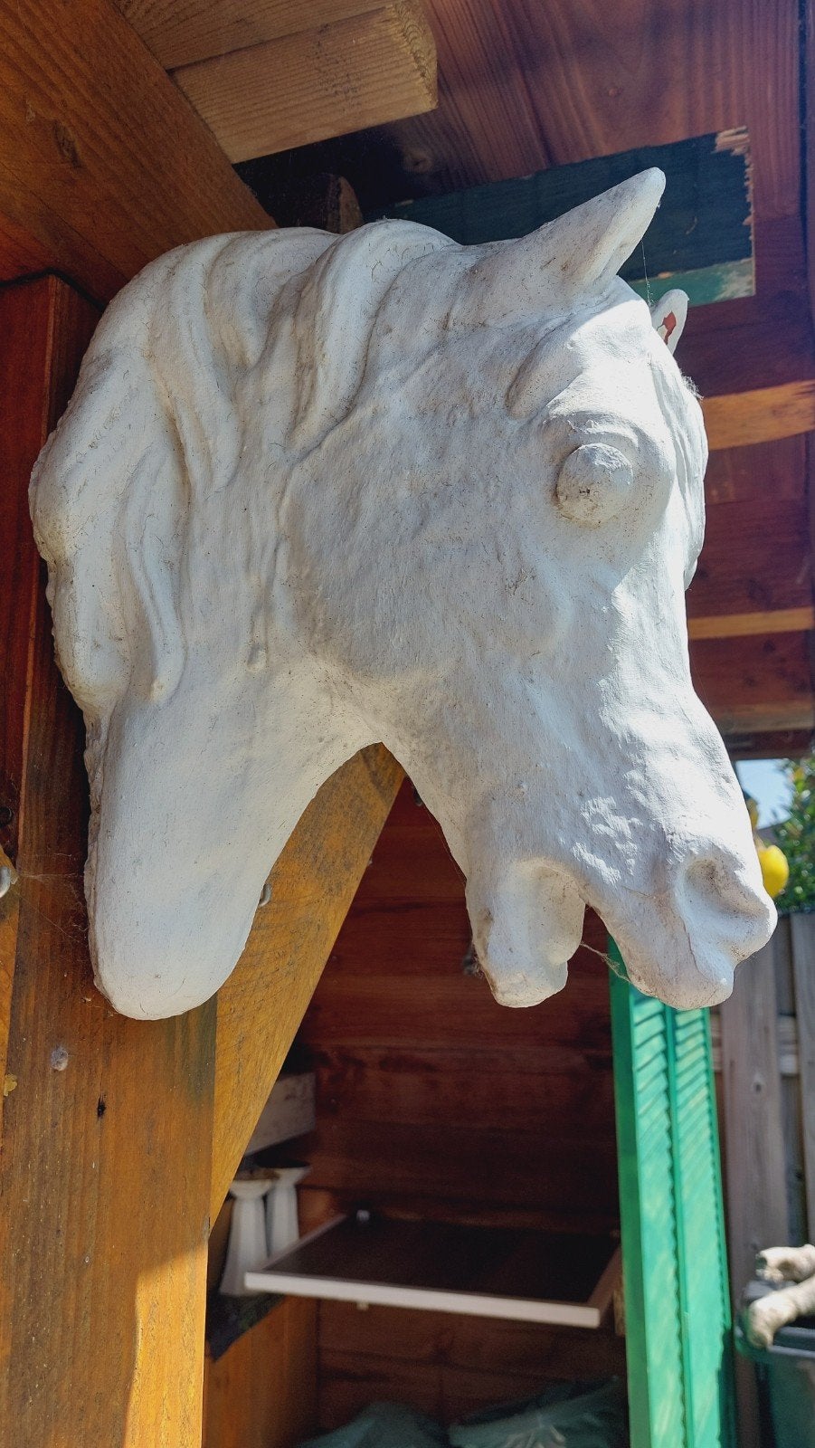 Paardenhoofd beton, Tuin en Terras, Ophalen