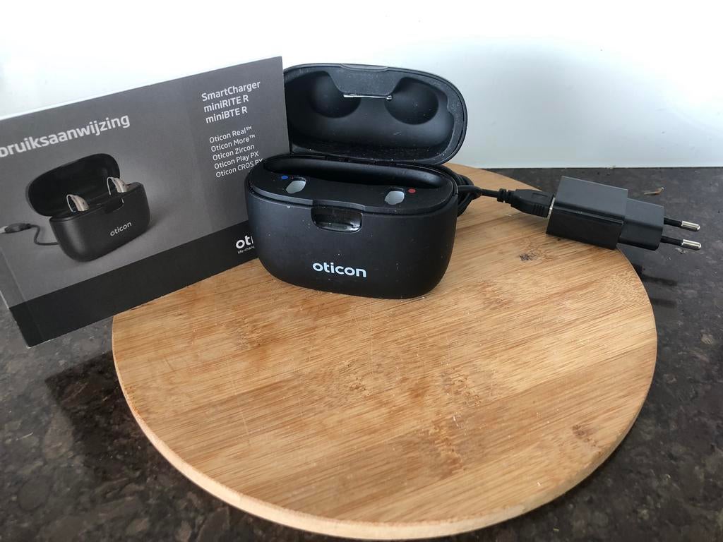 Oticon powerbank hoortoestel Charger, Diversen, Verpleegmiddelen, Ophalen of Verzenden, Zo goed als nieuw