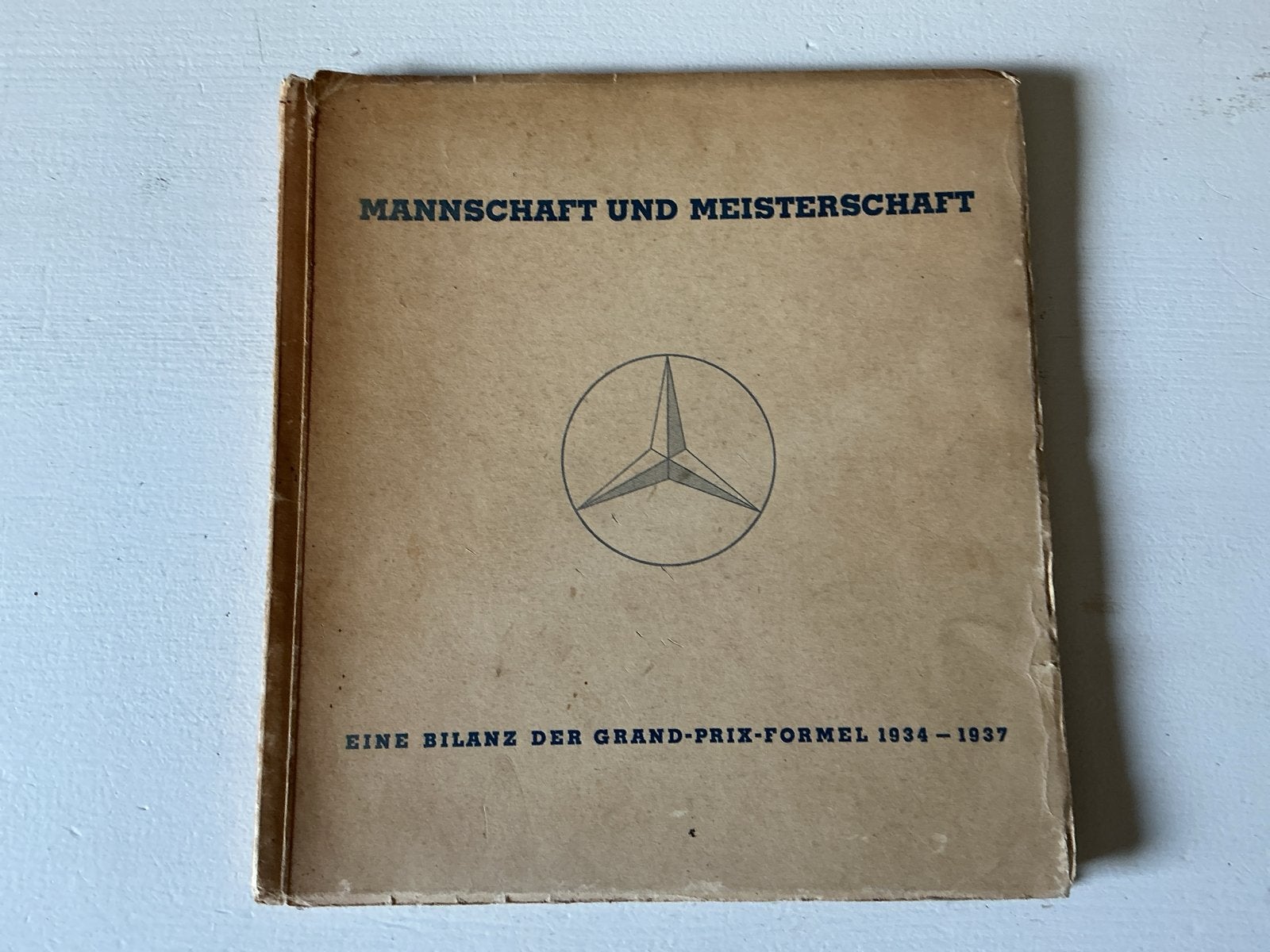 Mercedes-Benz 'Mannschaft und Meisterschaft' boek 1938, Ophalen of Verzenden