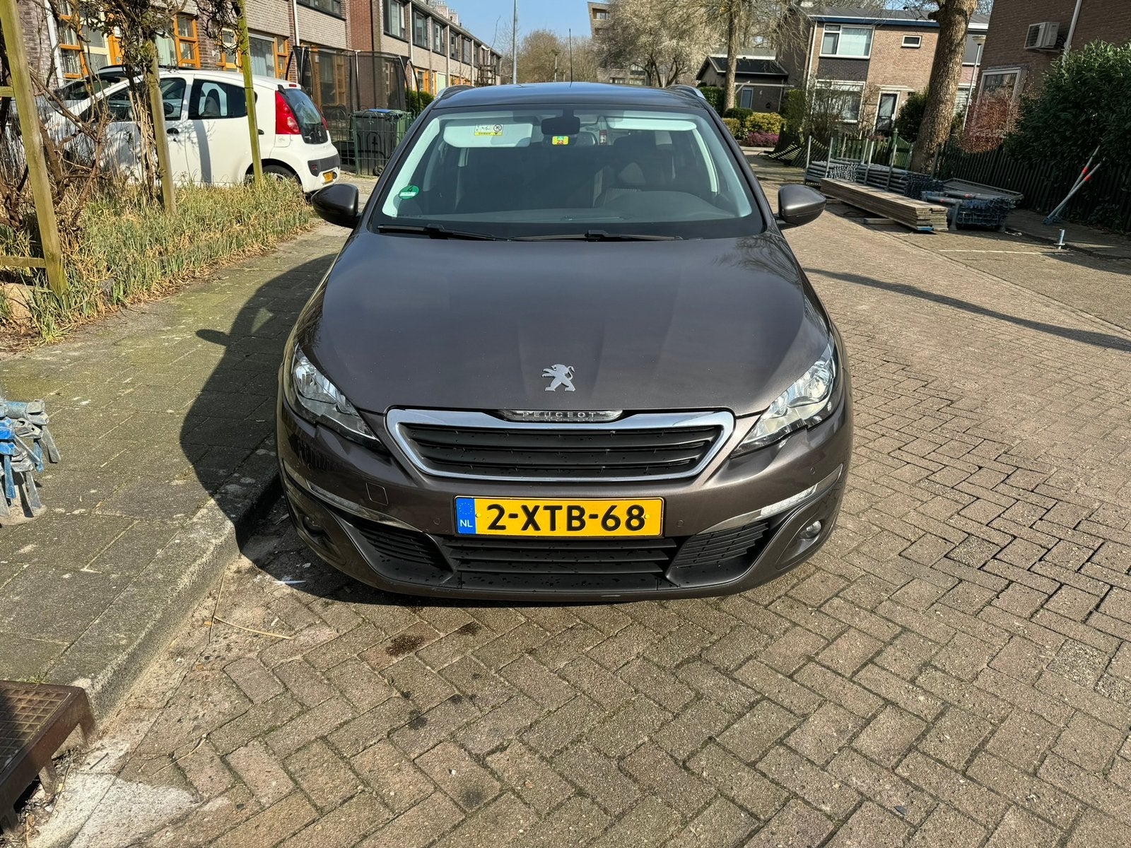 Peugeot 308 1.6 E-hdi 88 KW SW 2014 Grijs, Auto's, Voorwielaandrijving, Stof, 4 cilinders, Origineel Nederlands