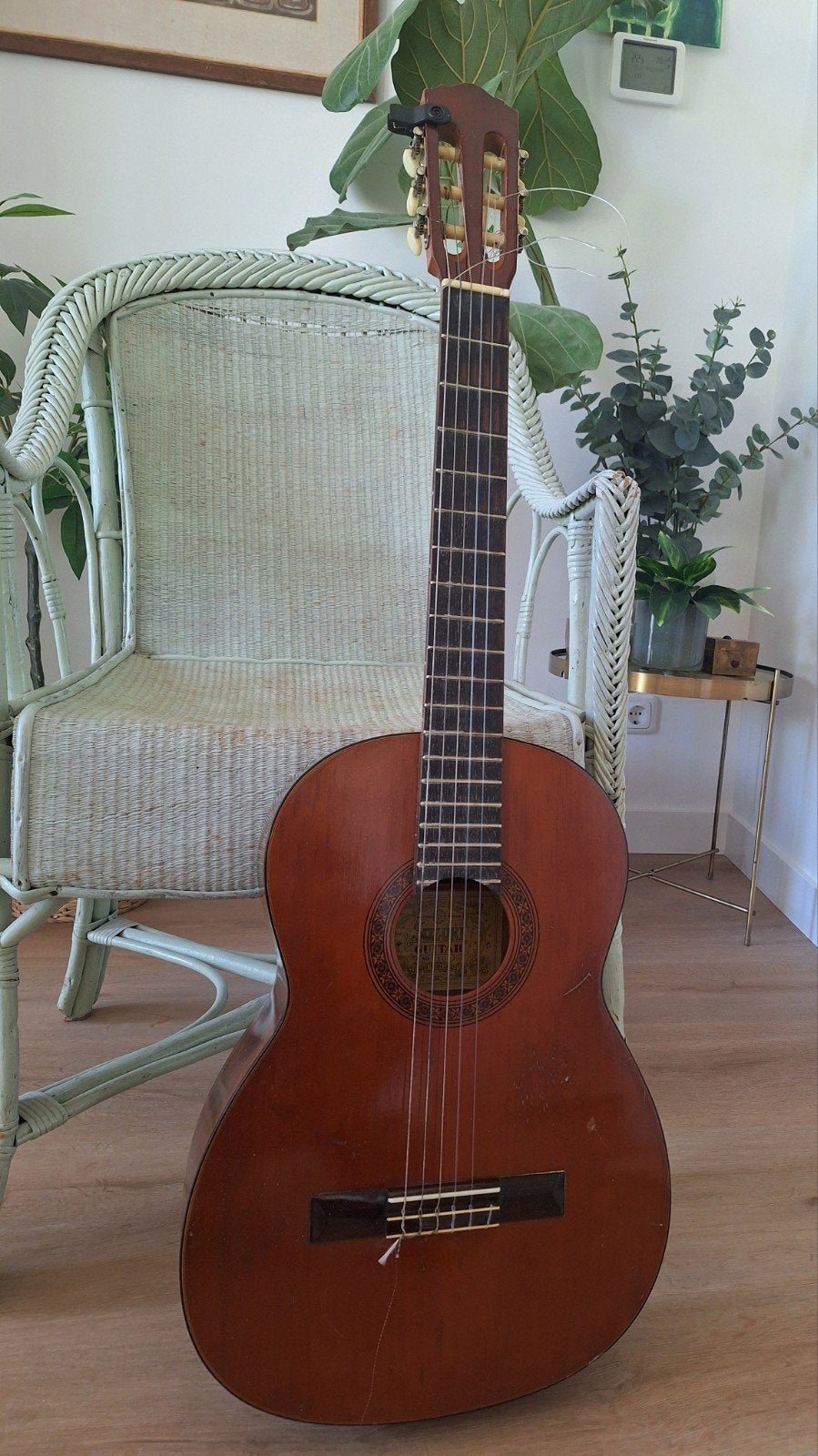 Vintage Suzuki klassieke gitaar No. 730 – Japan – inclusief, Ophalen of Verzenden, Gebruikt, Klassieke of Spaanse gitaar