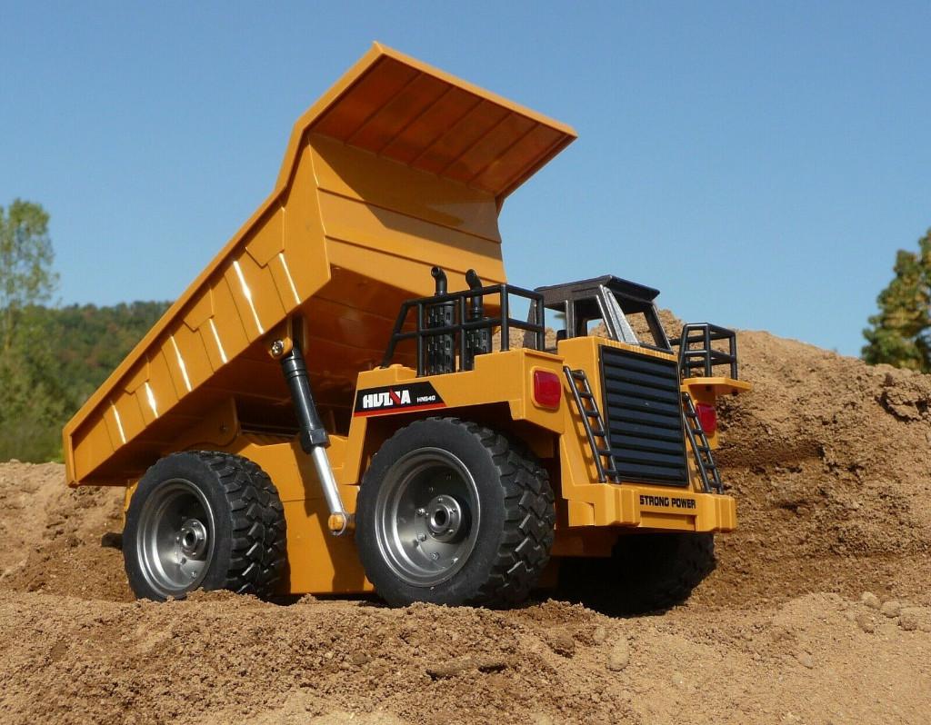 RC Truck Tipper Dump Truck Met AKKU Op Afstand Bestuurd, Elektro, Nieuw, Ophalen of Verzenden, Auto onroad
