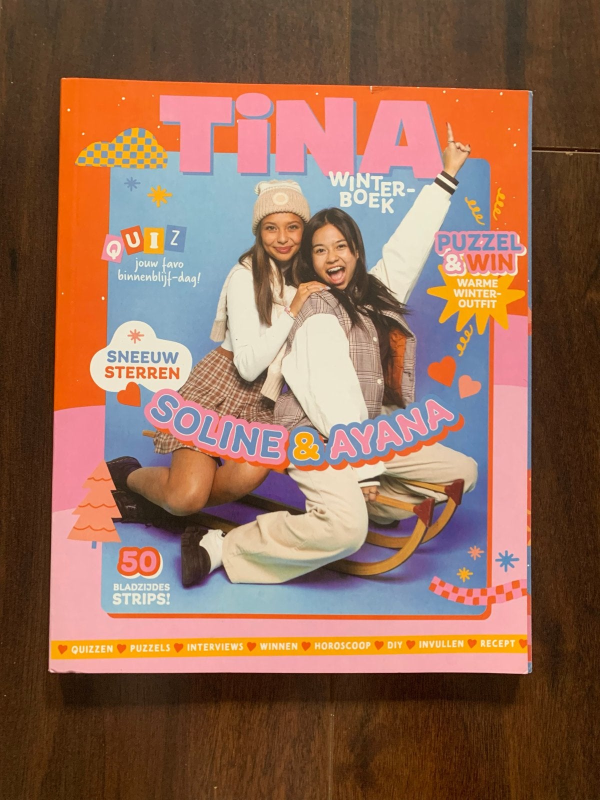 Tina Winterboek, Vakantieboek, Flow Boek, Lolboek, Ophalen, Zo goed als nieuw, Damesbladen