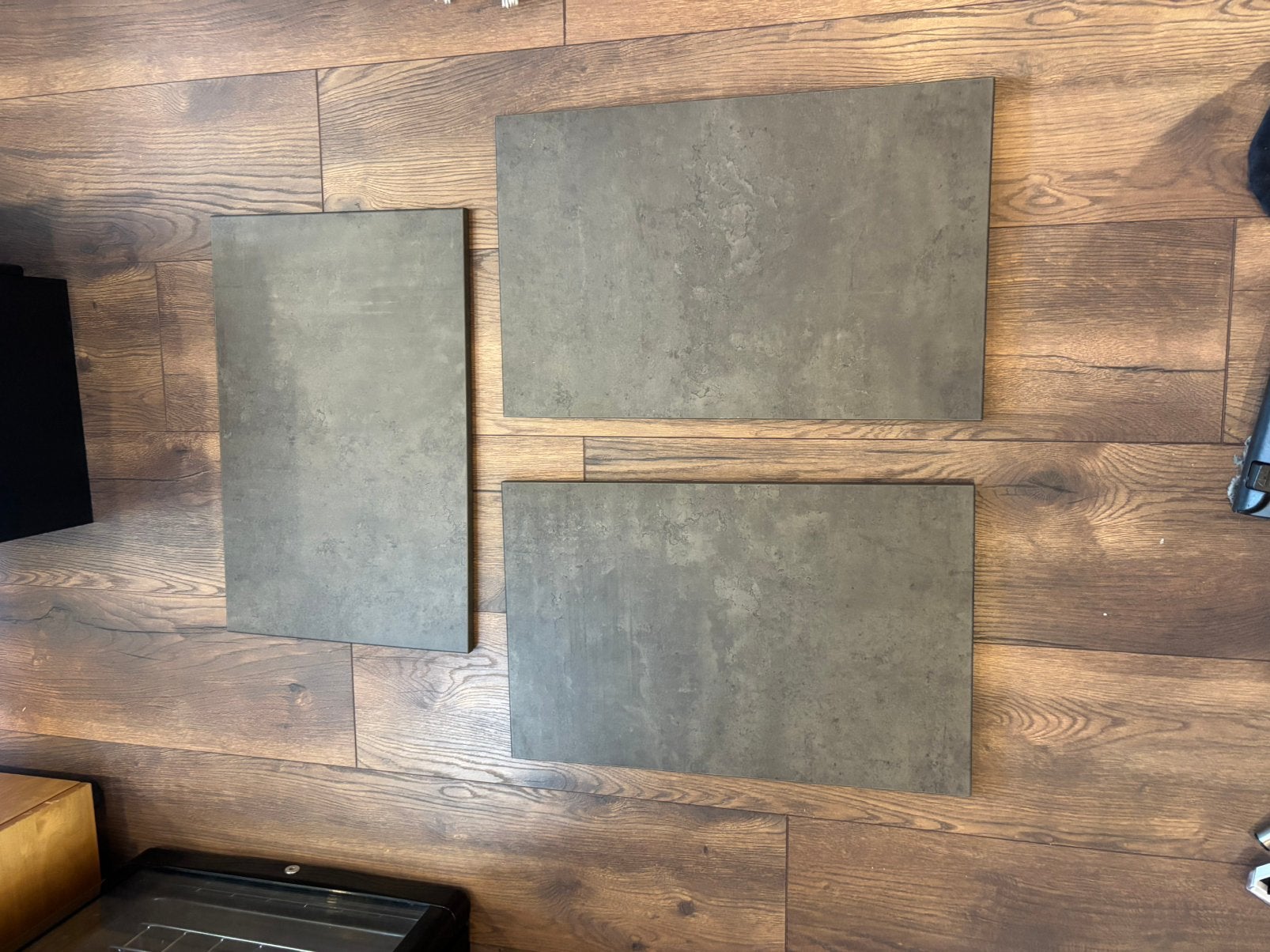 Ikea Besta deurtjes / Ladefronts (3x) - Donkergrijs beton, Ophalen, Overige materialen, 30 cm of meer, 50 tot 150 cm