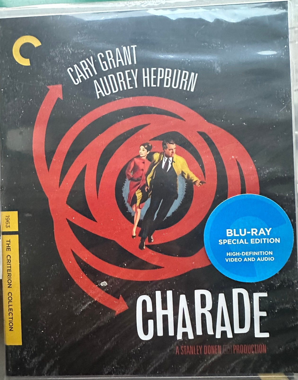 Charade Blu Ray Criterion Regio A, Ophalen of Verzenden, Nieuw in verpakking