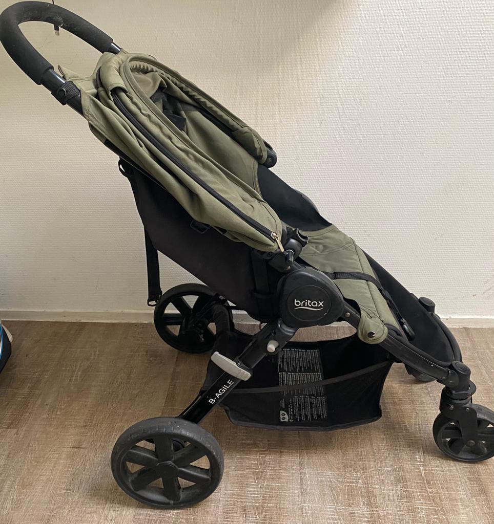 Britax groene buggy, Ophalen, Gebruikt