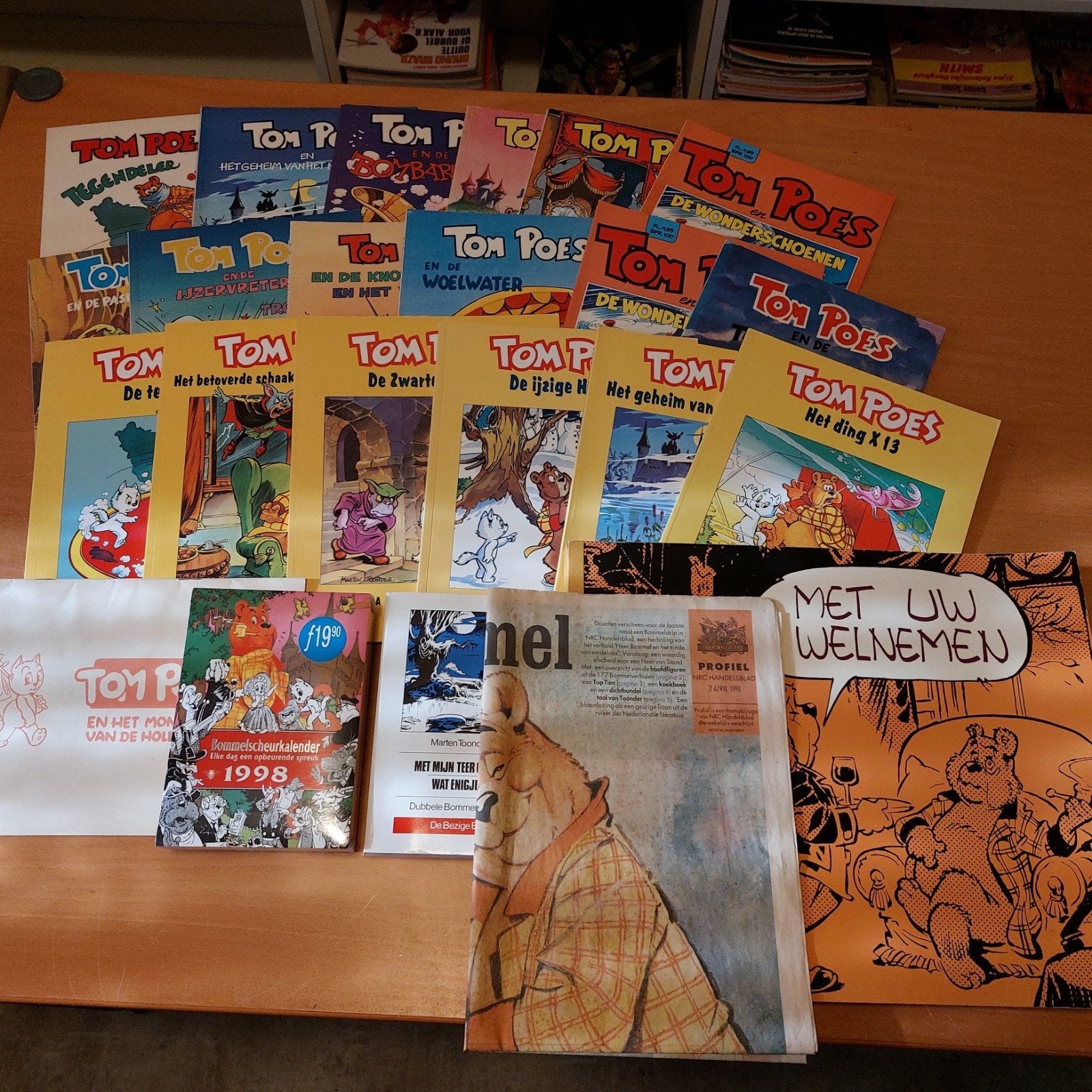 Mooie verzameling 23 x Tom Poes / Bommel, Boeken, Meerdere stripboeken, Ophalen of Verzenden, Zo goed als nieuw, Maarten Toonder