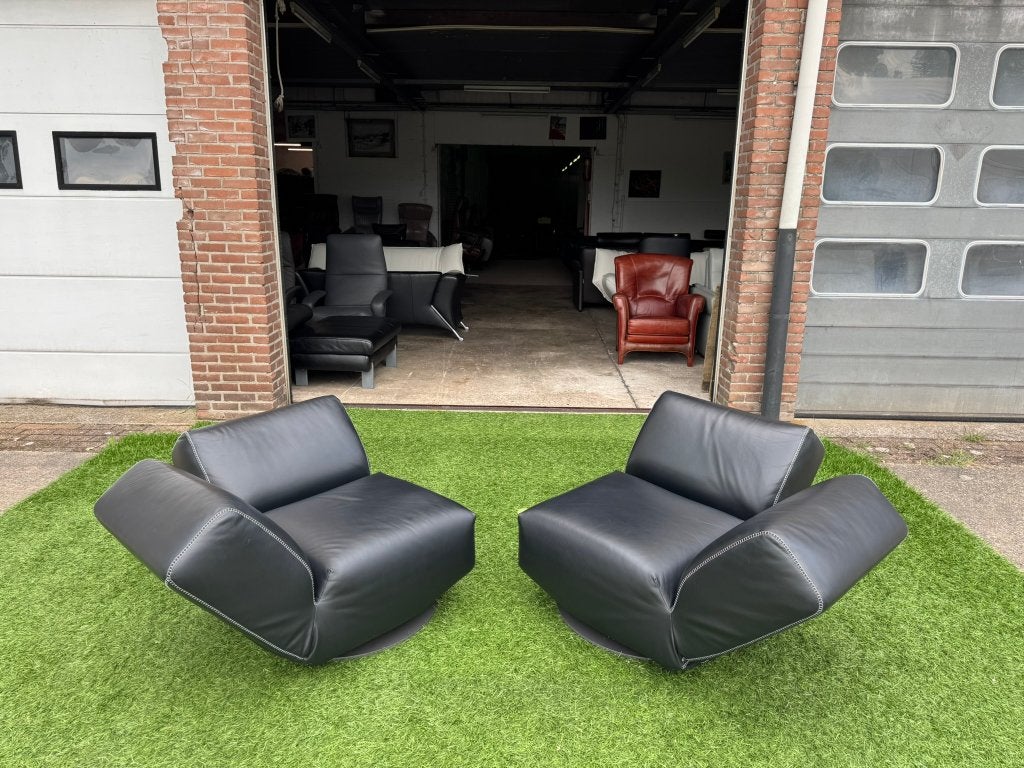 Leolux Rising Dunes fauteuils zwart design relax stoelen, Huis en Inrichting, Fauteuils, Leolux, Geen, Pahest@hotmail.nl, Design