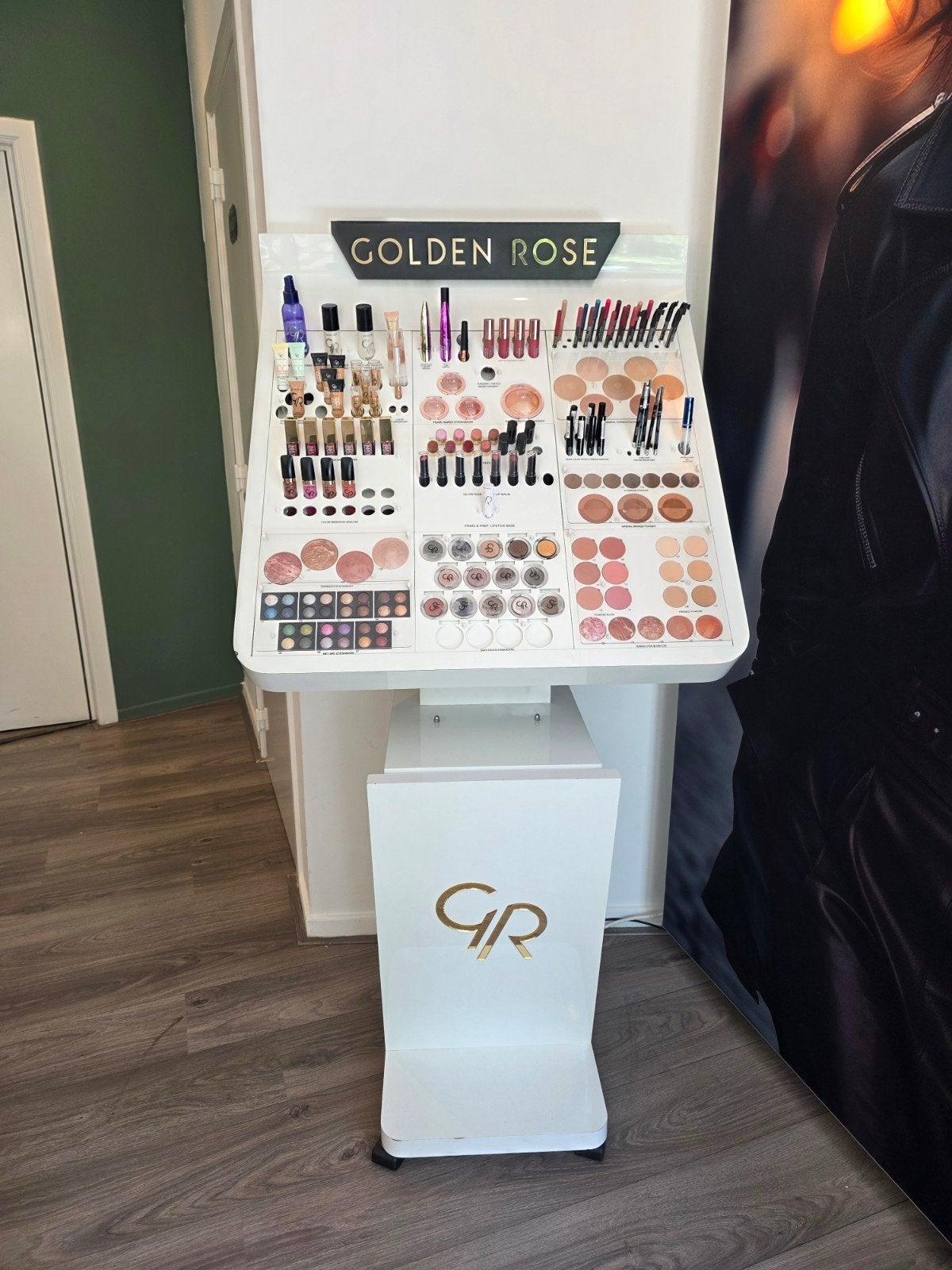 Golden Rose Make-up Display met Producten, Ophalen, Overige kleuren, Gehele gezicht, Zo goed als nieuw