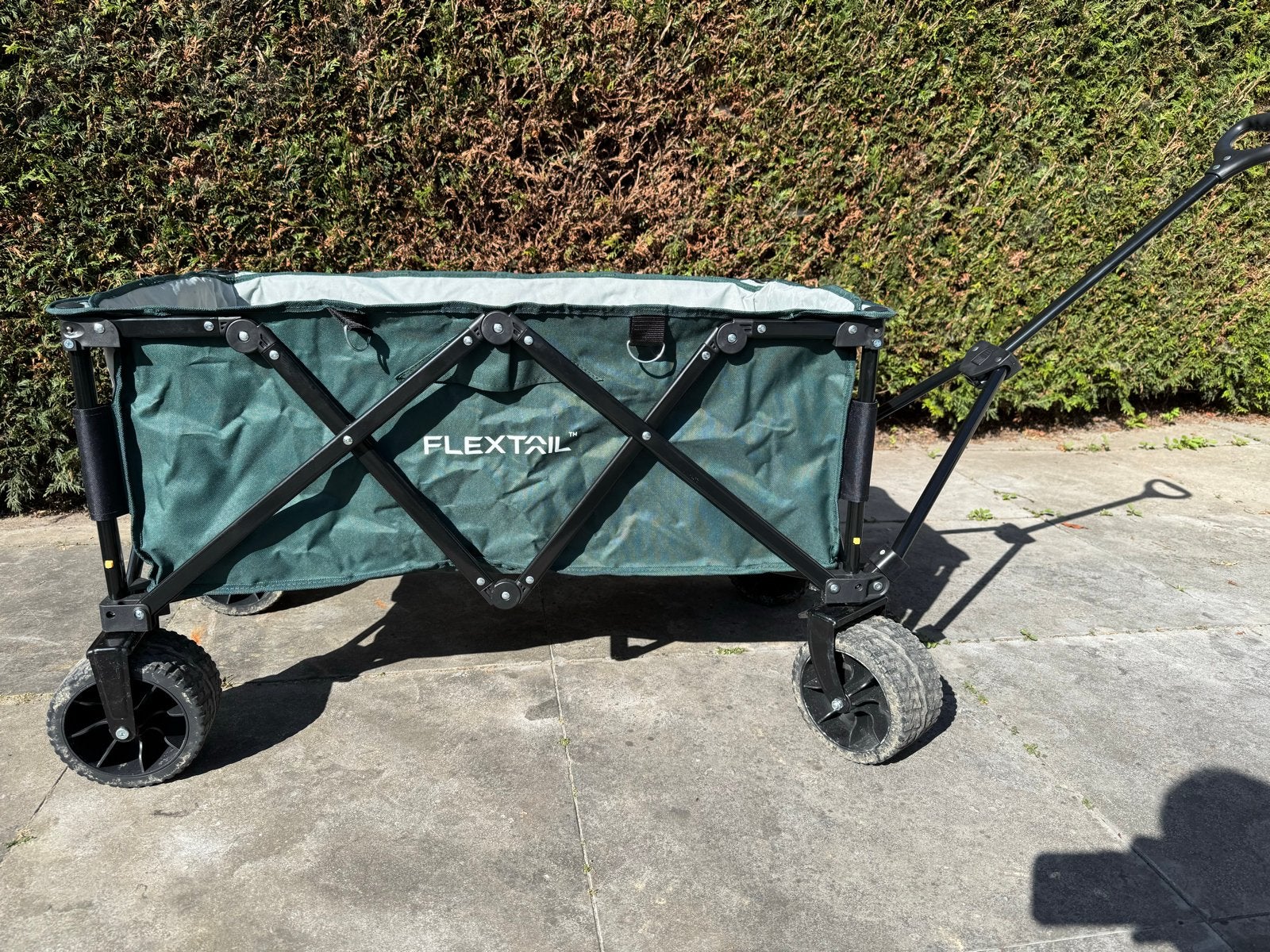 FLEXTAIL EZY WAGON Opvouwbare Bolderkar - Groen, Ophalen, Opvouwbaar, Zo goed als nieuw