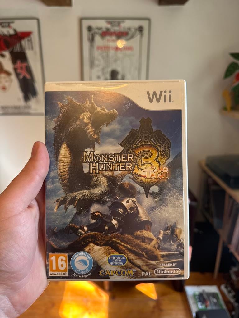 Monster Hunter Tri (3) voor Nintendo Wii - Actie RPG, Online, Gebruikt, 1 speler, Ophalen of Verzenden