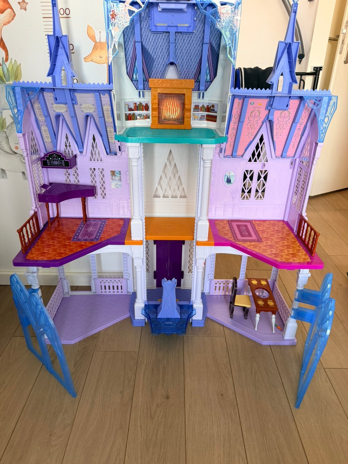 Frozen kasteel, Ophalen, Gebruikt, Poppenhuis