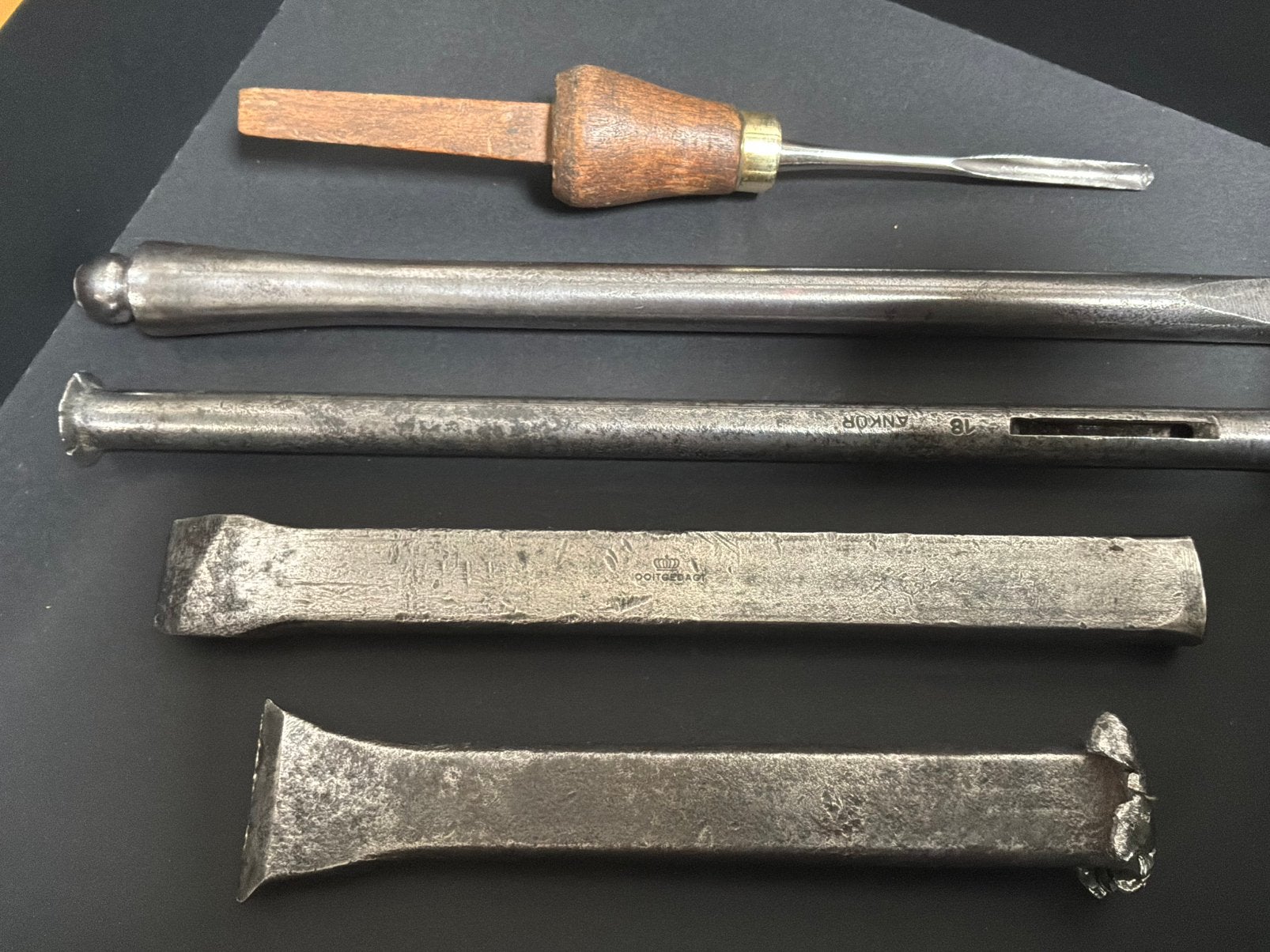 4 steen Beitels, Nooitgedagt en Ankor ca 1925, Ophalen of Verzenden