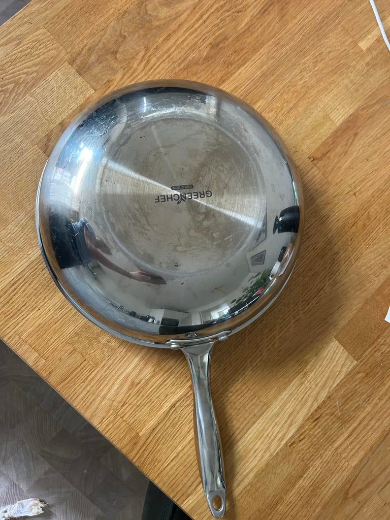 Greenchef wokpan, Ophalen, Gebruikt, Aluminium, Wok