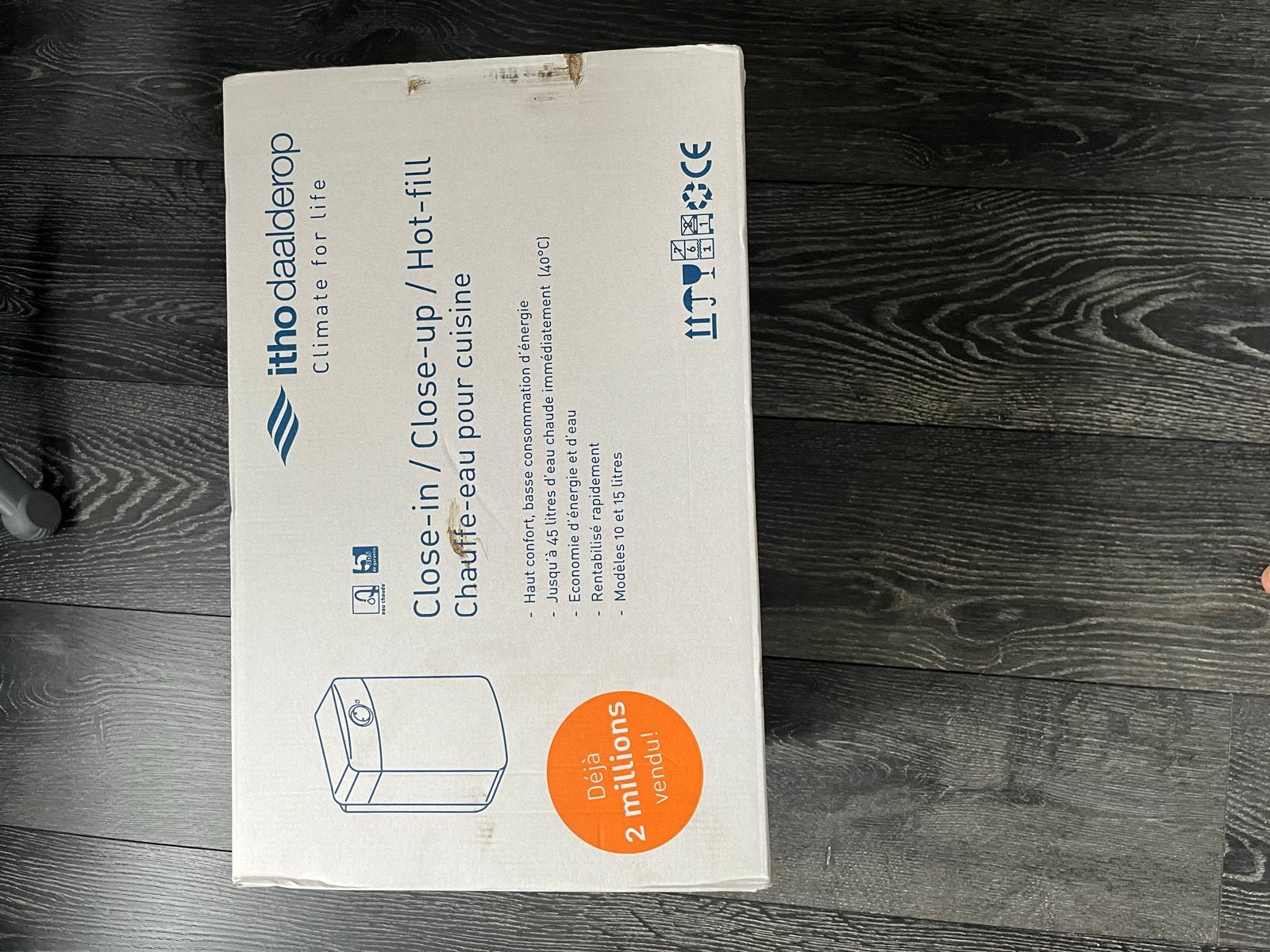 Itho Daalderop Close-in/Close-up/Hot-fill Boiler, Nieuw, Minder dan 3 jaar oud, Minder dan 20 liter, Boiler