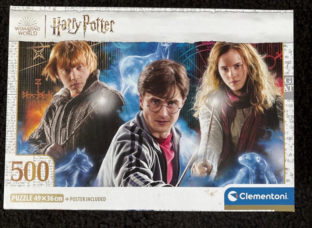 Harry Potter puzzel 500 stukjes Clementoni, Ophalen of Verzenden, 500 t/m 1500 stukjes, Gebruikt, Legpuzzel