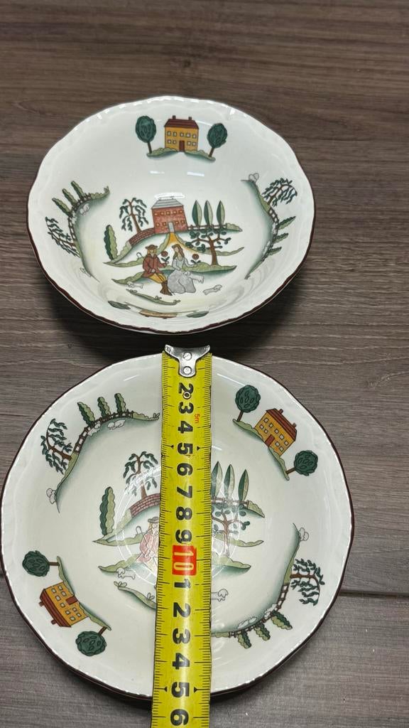 Twee Mason's Ironstone "Country Lane" schaaltjes, Antiek en Kunst, Antiek | Porselein, Ophalen of Verzenden