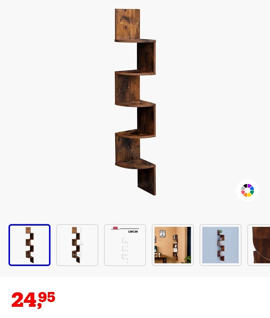 2 superleuke en speelse hoek wand planken, Ophalen, Zo goed als nieuw