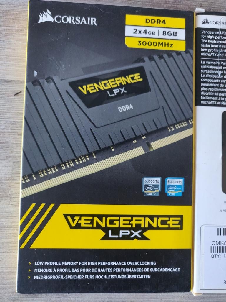 Corsair Vengeance LPX DDR4 RAM 16GB (4x4GB) 3000MHz, Computers en Software, Ophalen, Server, DDR4, Zo goed als nieuw