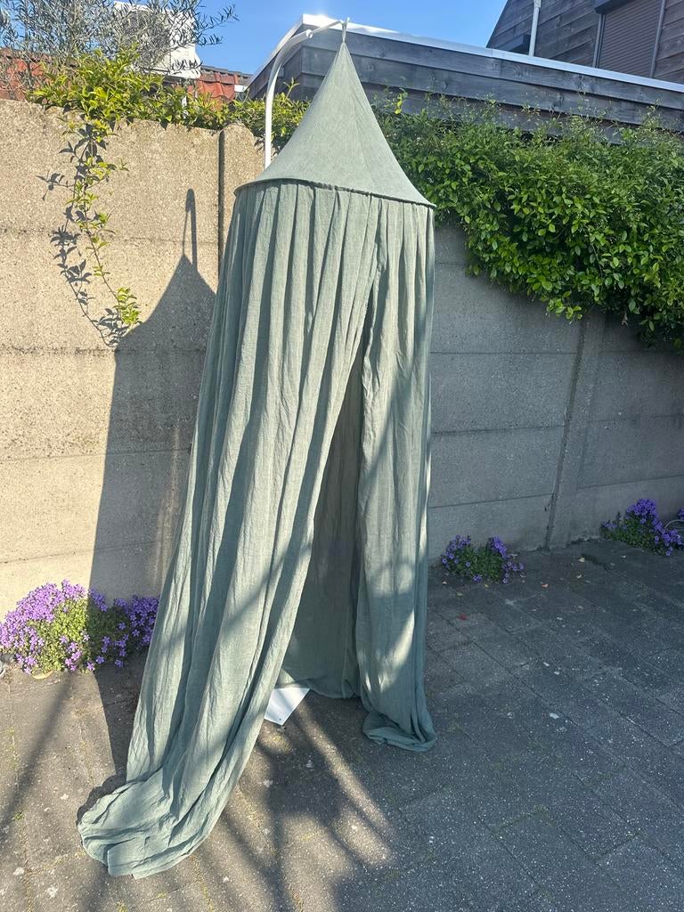 Meyco klamboe Hemeltje babybedje met standaard - Groen, Tuin en Terras, Hangmatten, Zo goed als nieuw, Eenpersoons, Met standaard