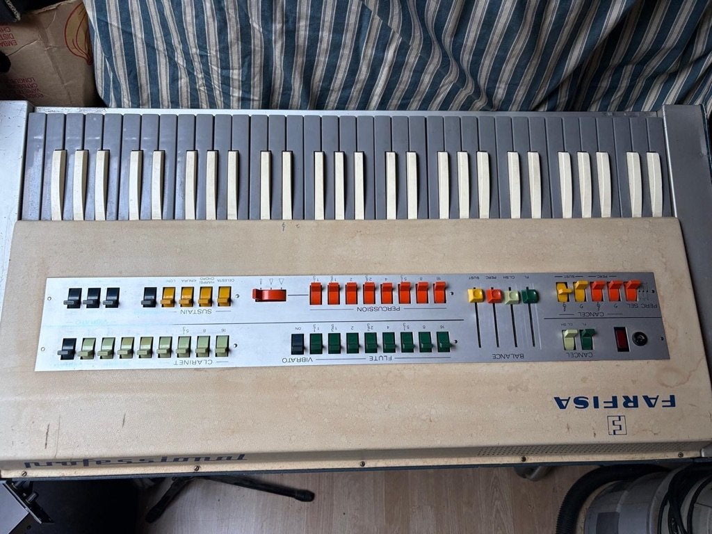 Vintage Farfisa Compact Professional, Muziek en Instrumenten, Ophalen, Gebruikt, 1 klavier, Orgel