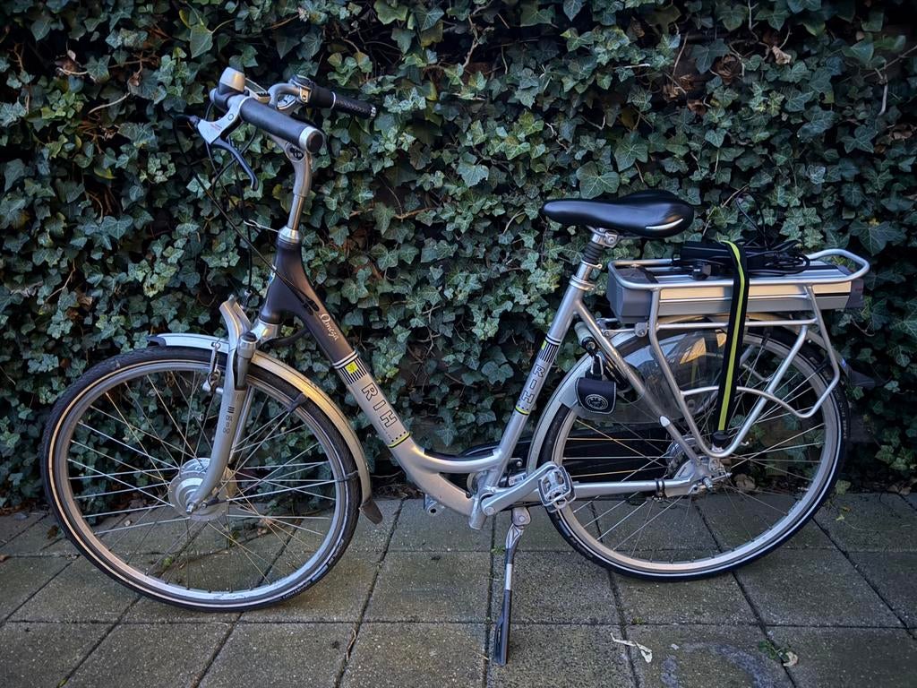RIH Omega elektrische fiets + OPLADER, Fietsen en Brommers, Elektrische fietsen, 51 tot 55 cm, Ophalen, Zo goed als nieuw, Overige merken