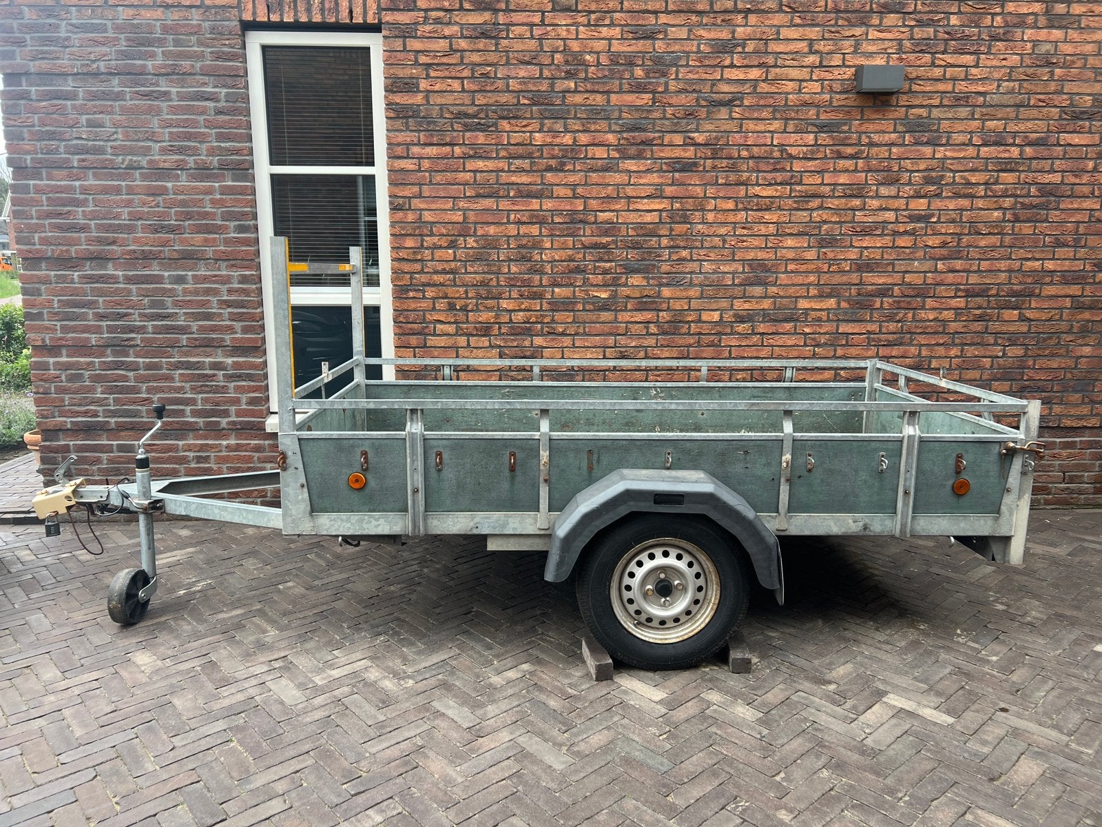Aanhanger 250x125cm Aanhangwagen, Auto diversen, Aanhangwagen-onderdelen, Ophalen of Verzenden, Gebruikt