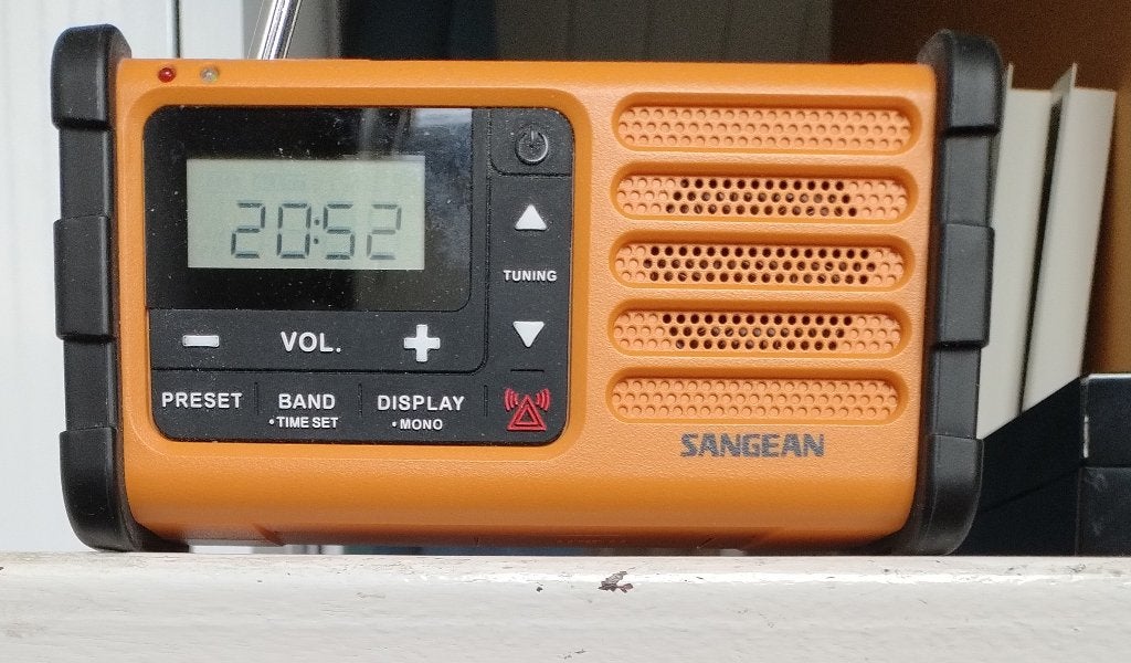 Sangean portable noodradio MMR 88, Ophalen of Verzenden, Gebruikt