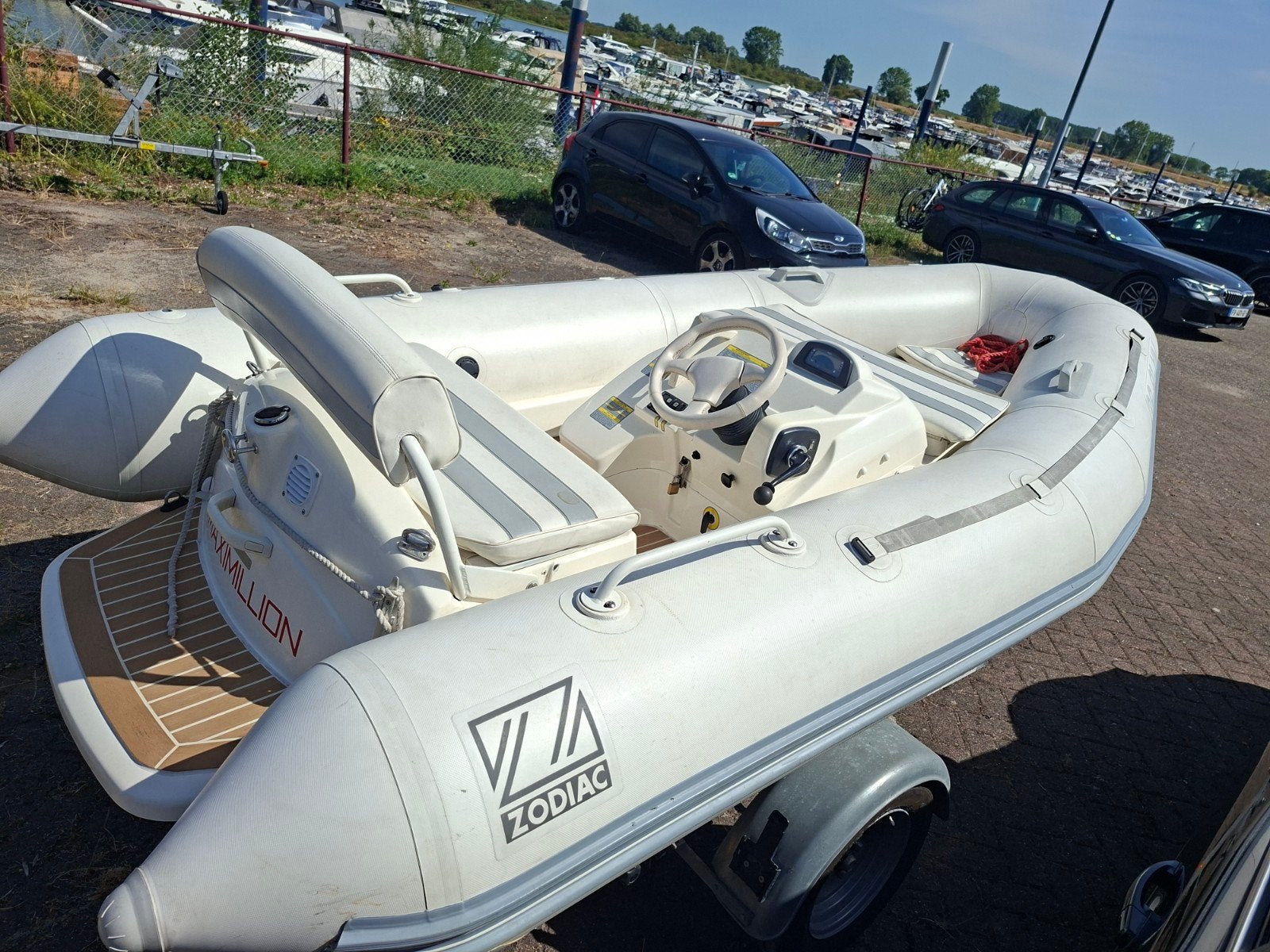 Zodiac Projet 350 met Yamaha 2-takt motor, Watersport en Boten, Binnenboordmotor, Yamaha, Zo goed als nieuw, Benzine