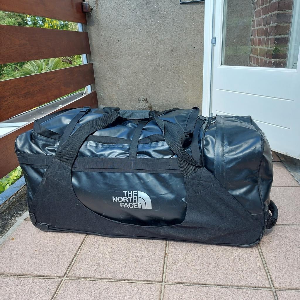 The North Face Base Camp Reistas met Wieltjes, Gebruikt, Zwart, Ophalen of Verzenden, 60 tot 80 cm
