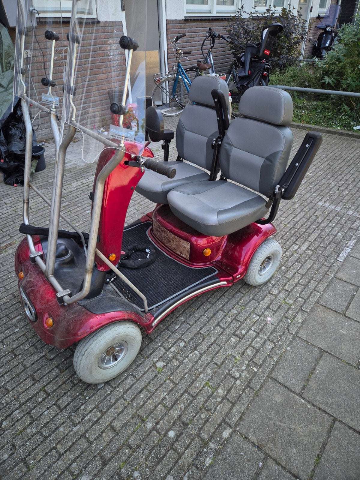 Duo scootmobiel, Diversen, Rolstoelen, Ophalen, Zo goed als nieuw, Elektrische rolstoel