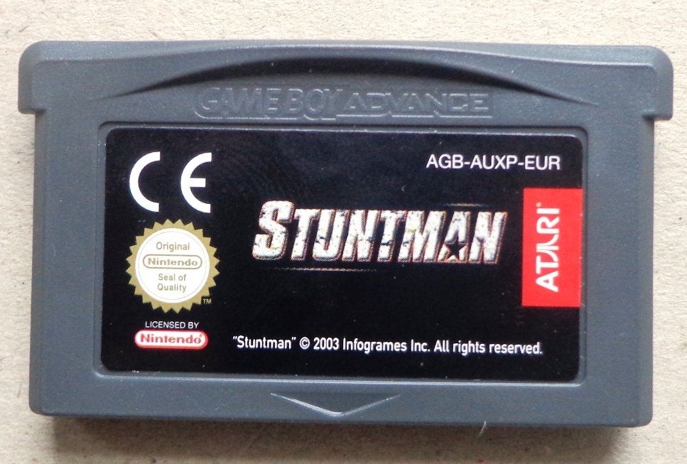 Stuntman voor de Gameboy Advance, Gebruikt, 1 speler, Racen en Vliegen, Ophalen of Verzenden