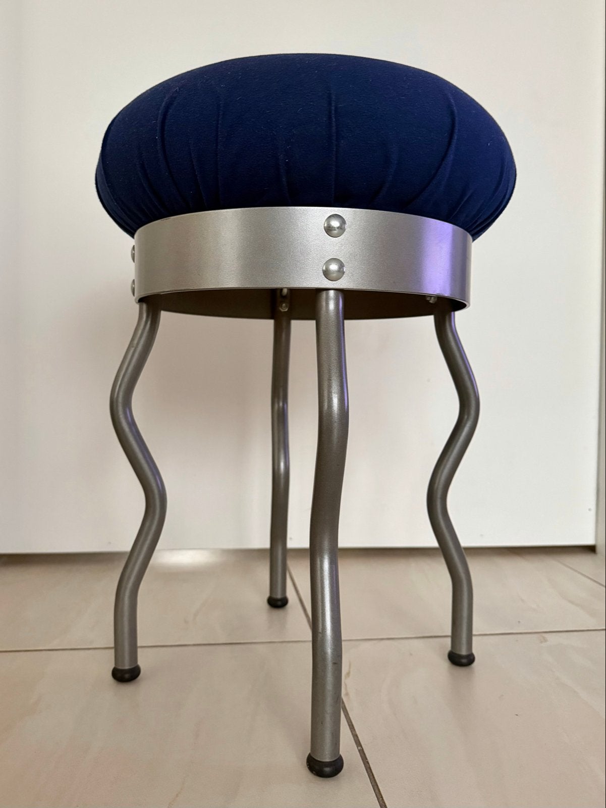 Vintage Ikea Space Age Uri krukje - Per Ivar (1995), Ophalen, Gebruikt, Blauw, Metaal