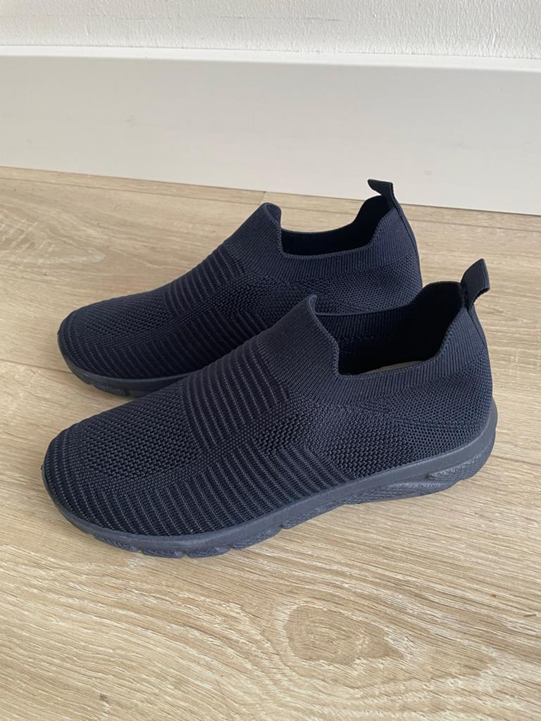 Comfortabele donkerblauwe instappers - Maat 38 nieuw, Ophalen of Verzenden, Zo goed als nieuw, Blauw, Instappers