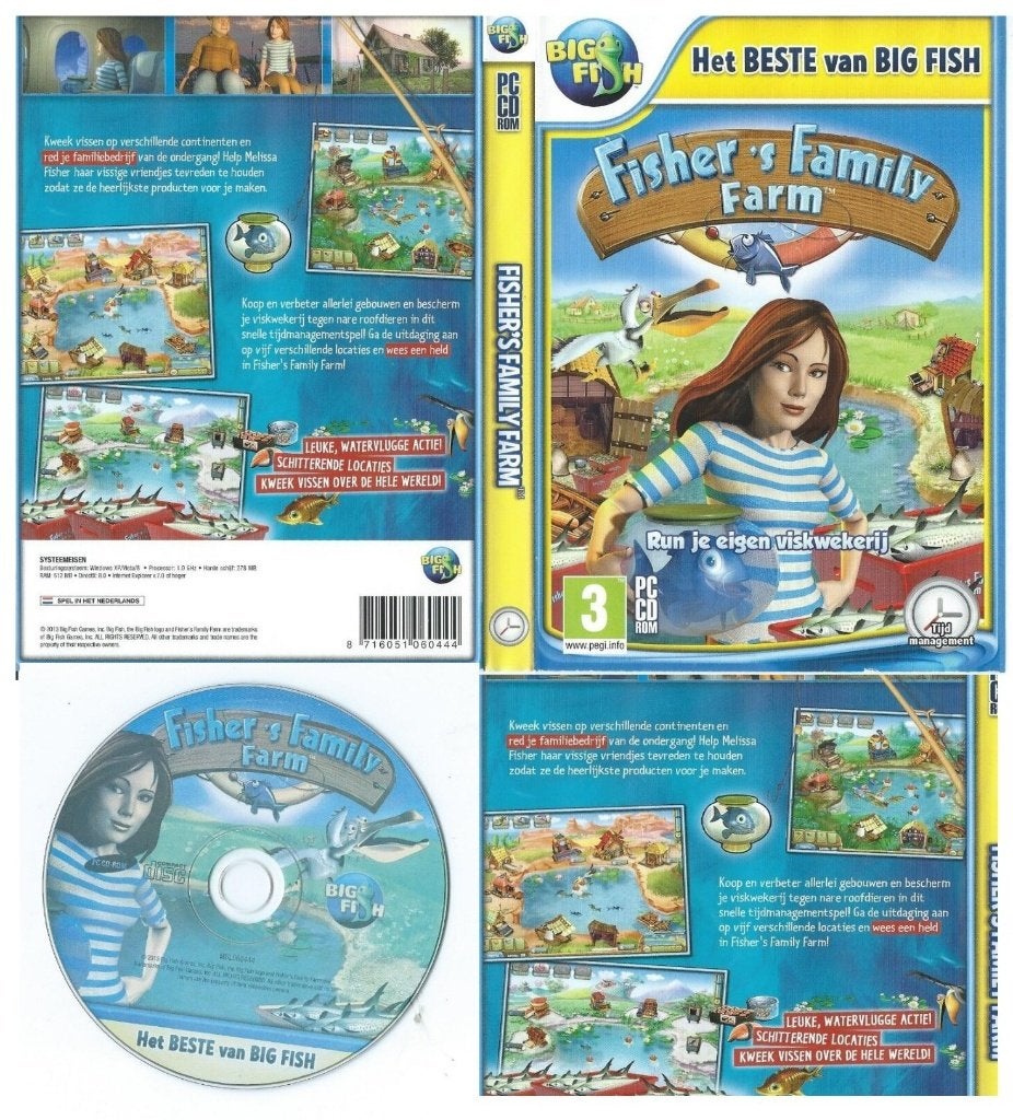 Fisher's family farm big fish videogame, Avontuur en Actie, 1 speler, Eén computer, Ophalen of Verzenden