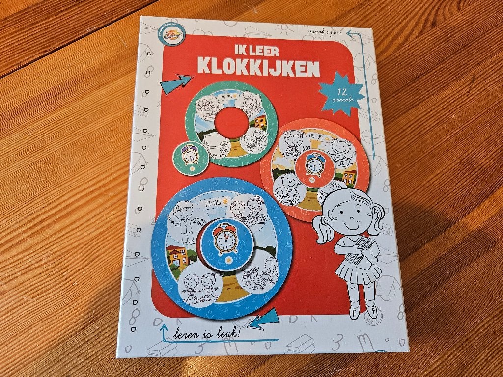 Leren Klokkijken, Ophalen of Verzenden, Gebruikt, Puzzelen