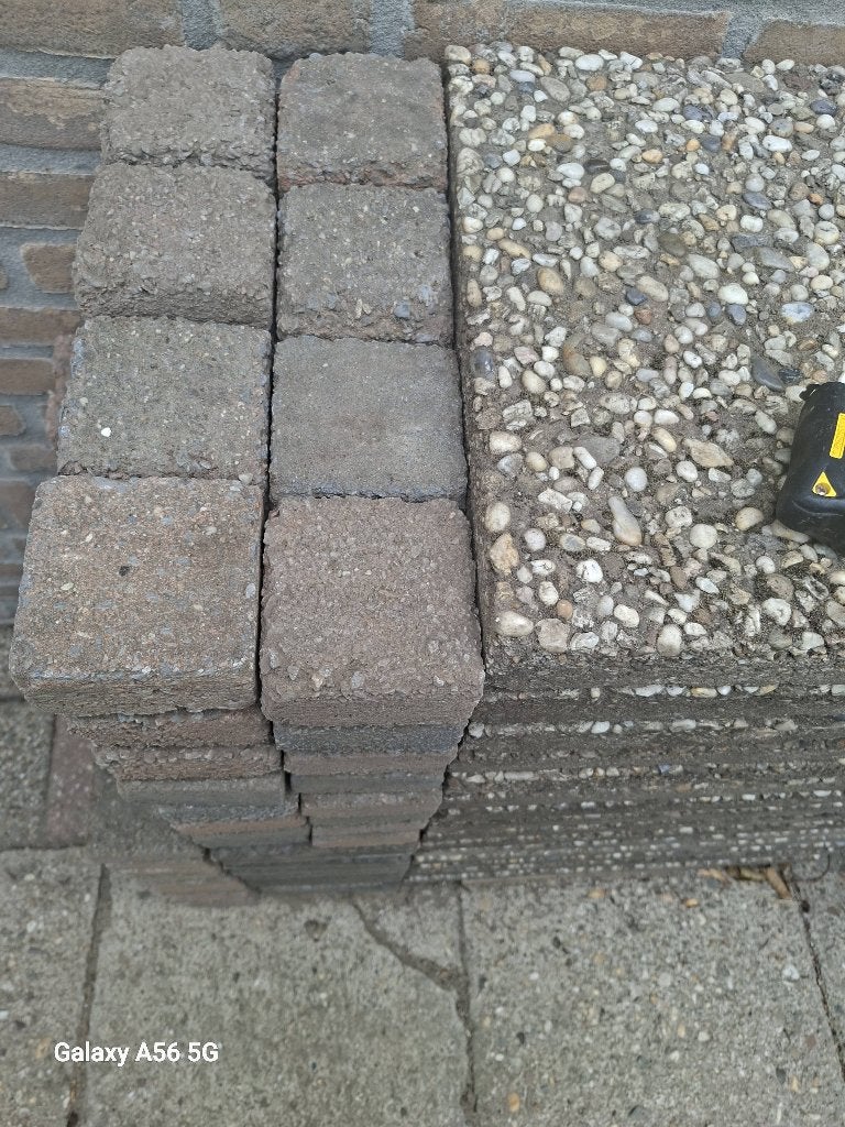 kopstenen. voor tuin of oprit, Ophalen, Gebruikt, Overige typen, 10 m² of meer
