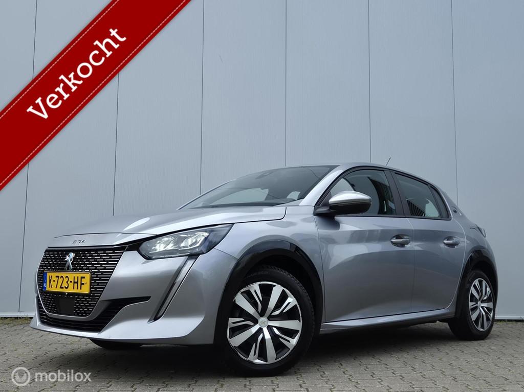 PEUGEOT E-208 EV ACTIVE 50 KWH/FULL LED/PDC/CARPLAY/NAVI/CLI, 136 pk, Gebruikt, Origineel Nederlands, Zilver of Grijs