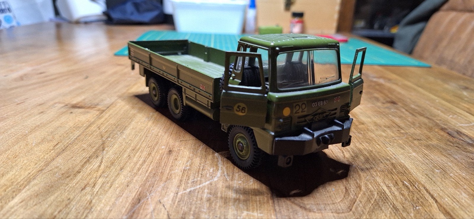 Dinky Toys Foden Legertruck - Leuk Model, Ophalen of Verzenden, Gebruikt, Bus of Vrachtwagen, Dinky Toys