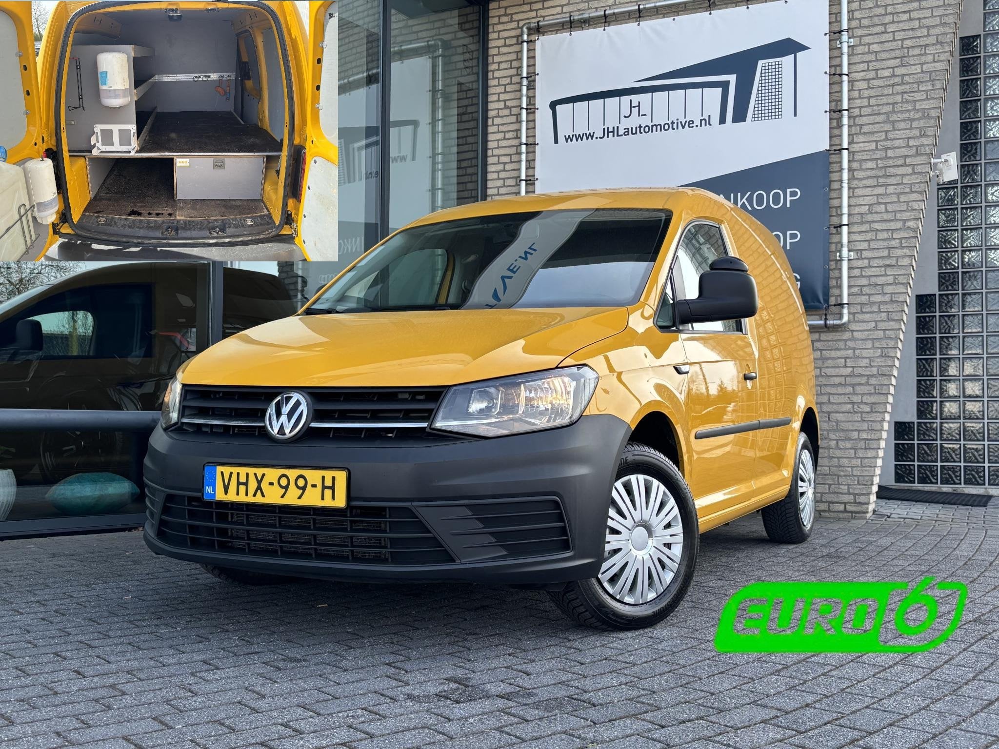 Volkswagen Caddy 2.0 TDI L1H1*A/C*CRUISE*HAAK*INRICHTING*, Stof, Gebruikt, 4 cilinders, Volkswagen