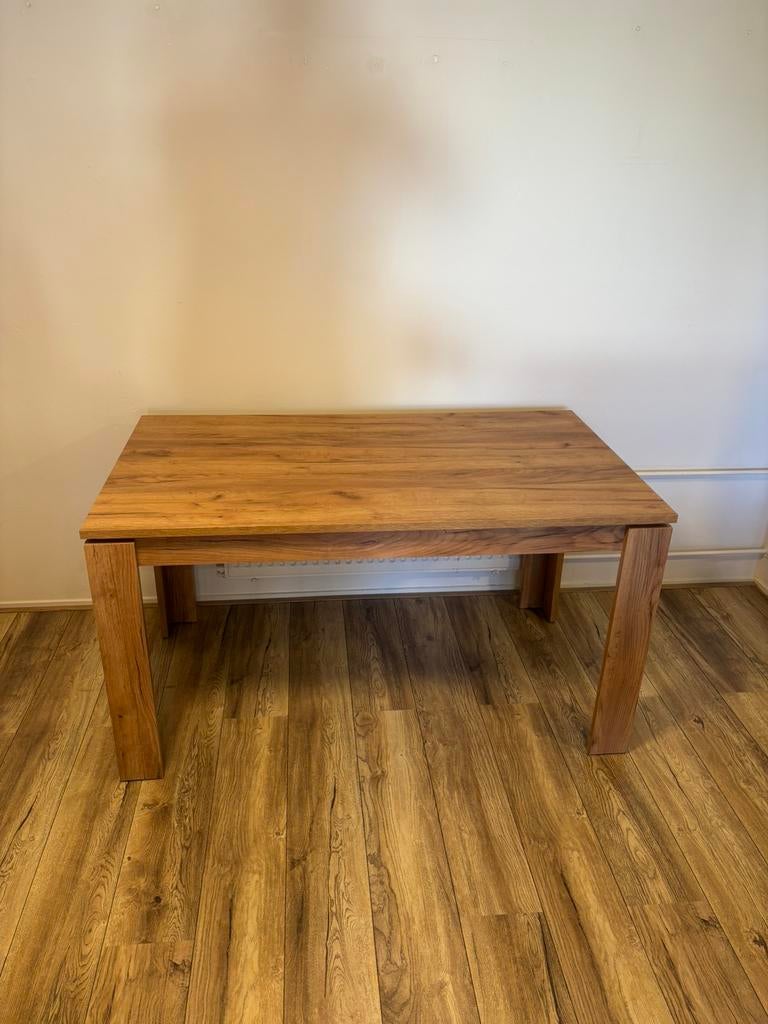 Eettafel 140x80, Huis en Inrichting, Tafels | Eettafels, Ophalen, Zo goed als nieuw, Rechthoekig, 50 tot 100 cm