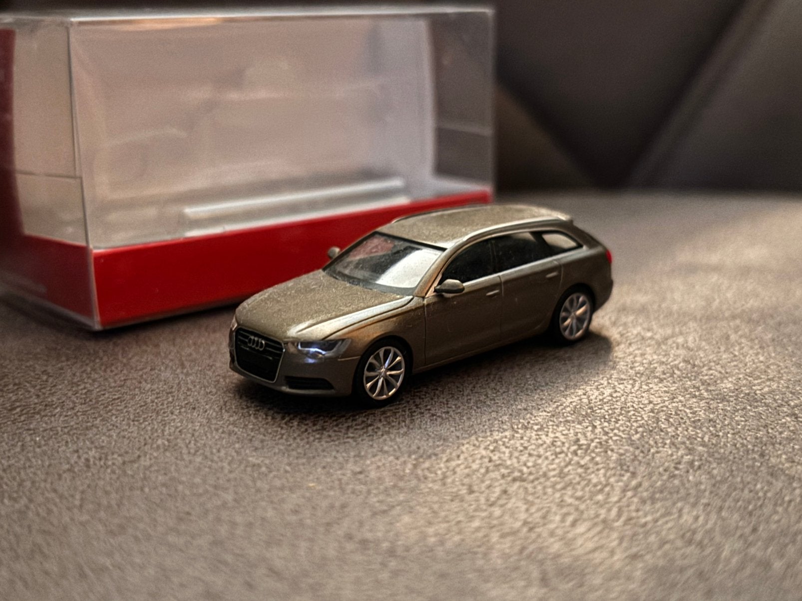 Audi A6 Avant modelauto, Verzenden, Zo goed als nieuw, Auto, Herpa