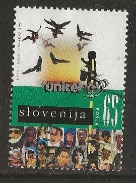 Slovenie 36, unicef voor asmae, Verzenden, Overige landen, Gestempeld