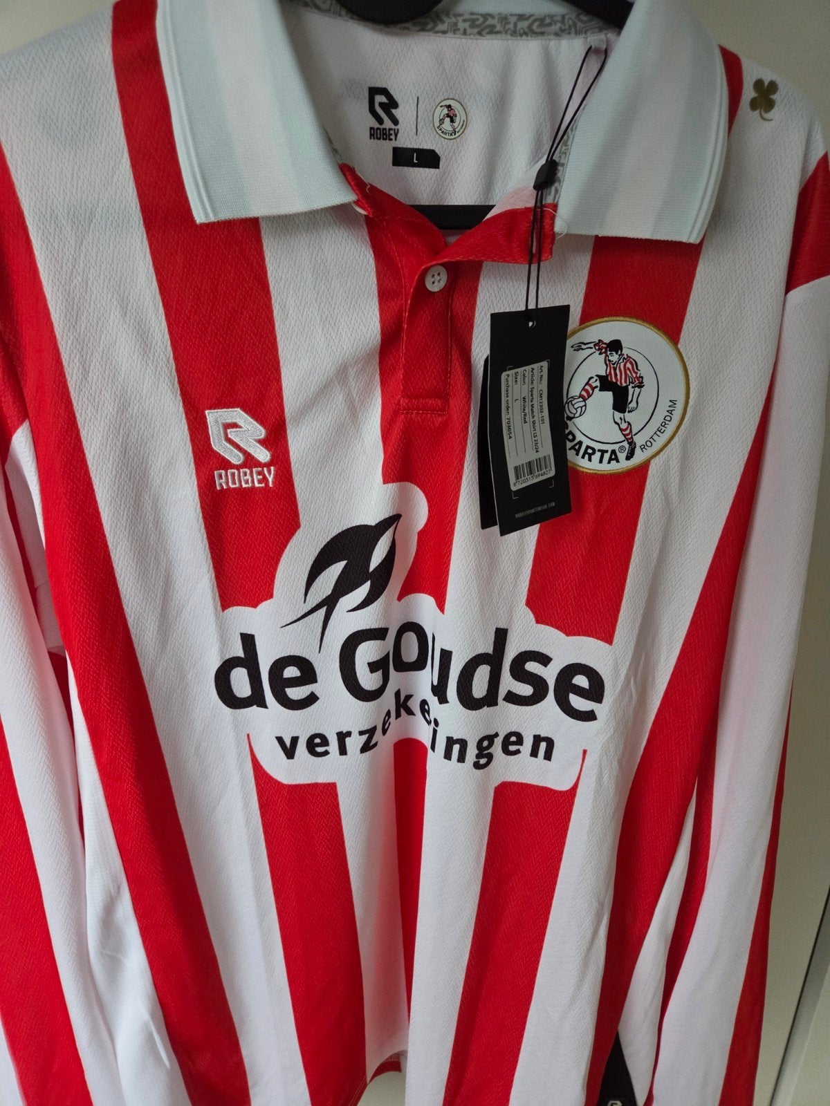 Sparta Rotterdam lange mouwen shirt maat L, Ophalen of Verzenden, Nieuw, Sparta, Shirt