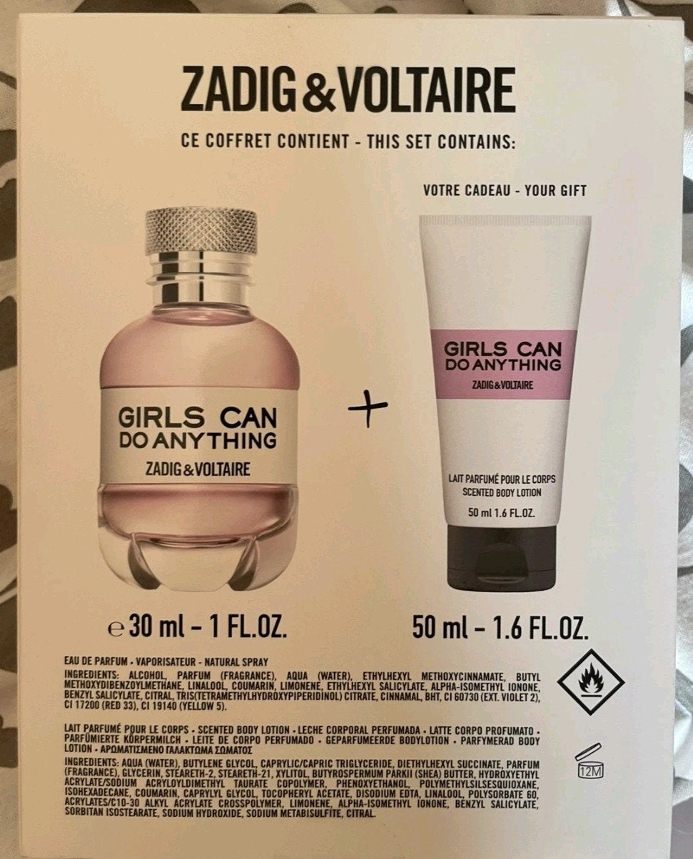 Zadig and Voltaire girls can do anything EDP 30ML giftset, Ophalen of Verzenden, Nieuw