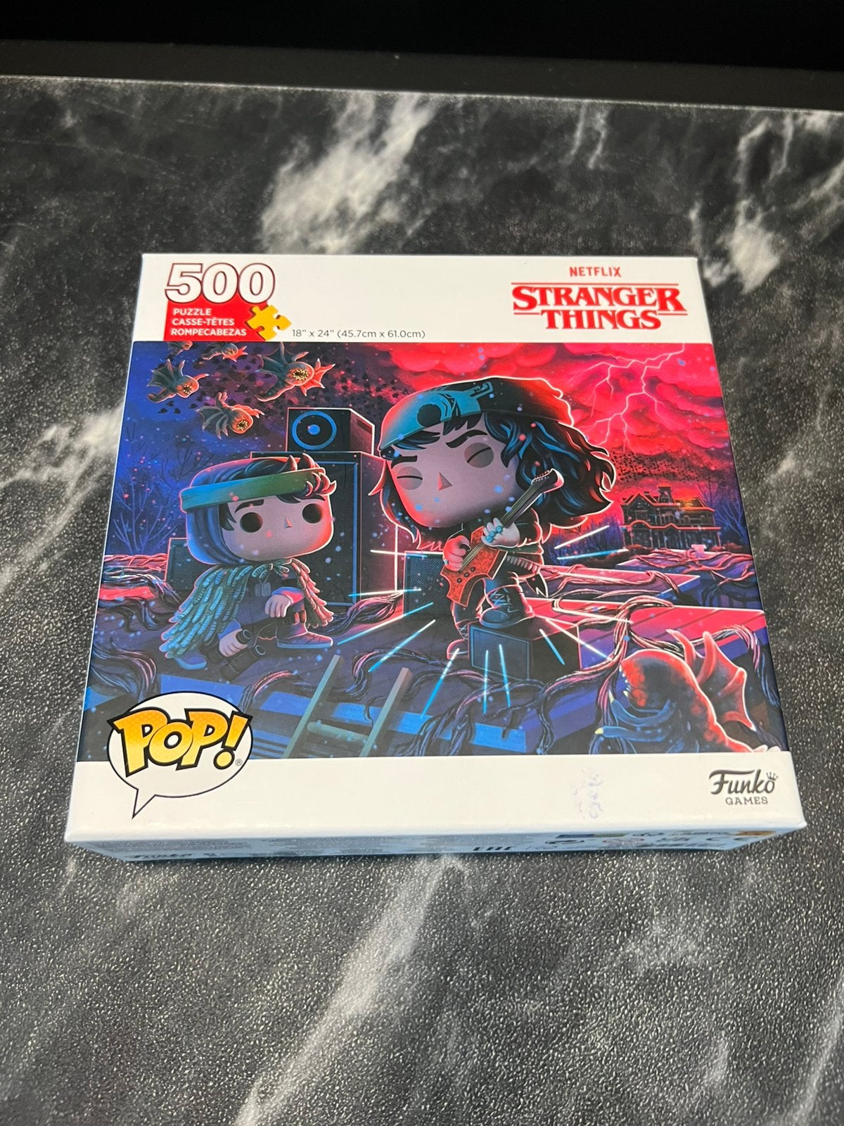 Funko puzzel 500 stukjes Stranger Things, Ophalen of Verzenden, 500 t/m 1500 stukjes, Zo goed als nieuw