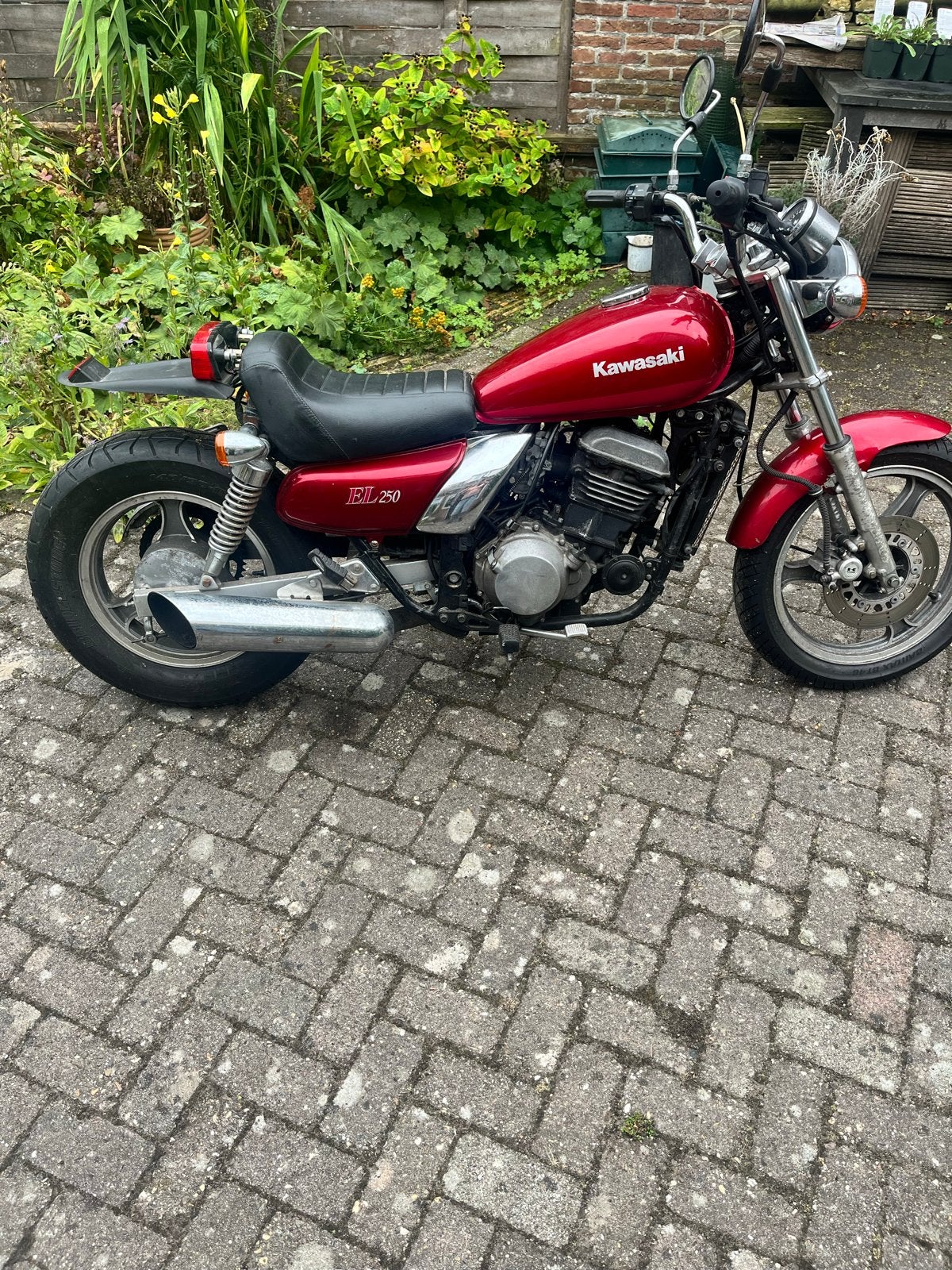 Kawasaki EL250 Caferacer uit 1996 - Gereviseerd motorbl, Motoren, Motoren | Overige merken, 2 cilinders, Gebruikt, Particulier