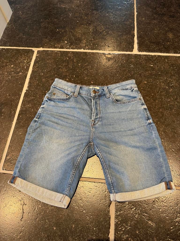 Only & Sons spijkerbroek short, Ophalen of Verzenden, Gedragen, Maat 48/50 (M), Blauw